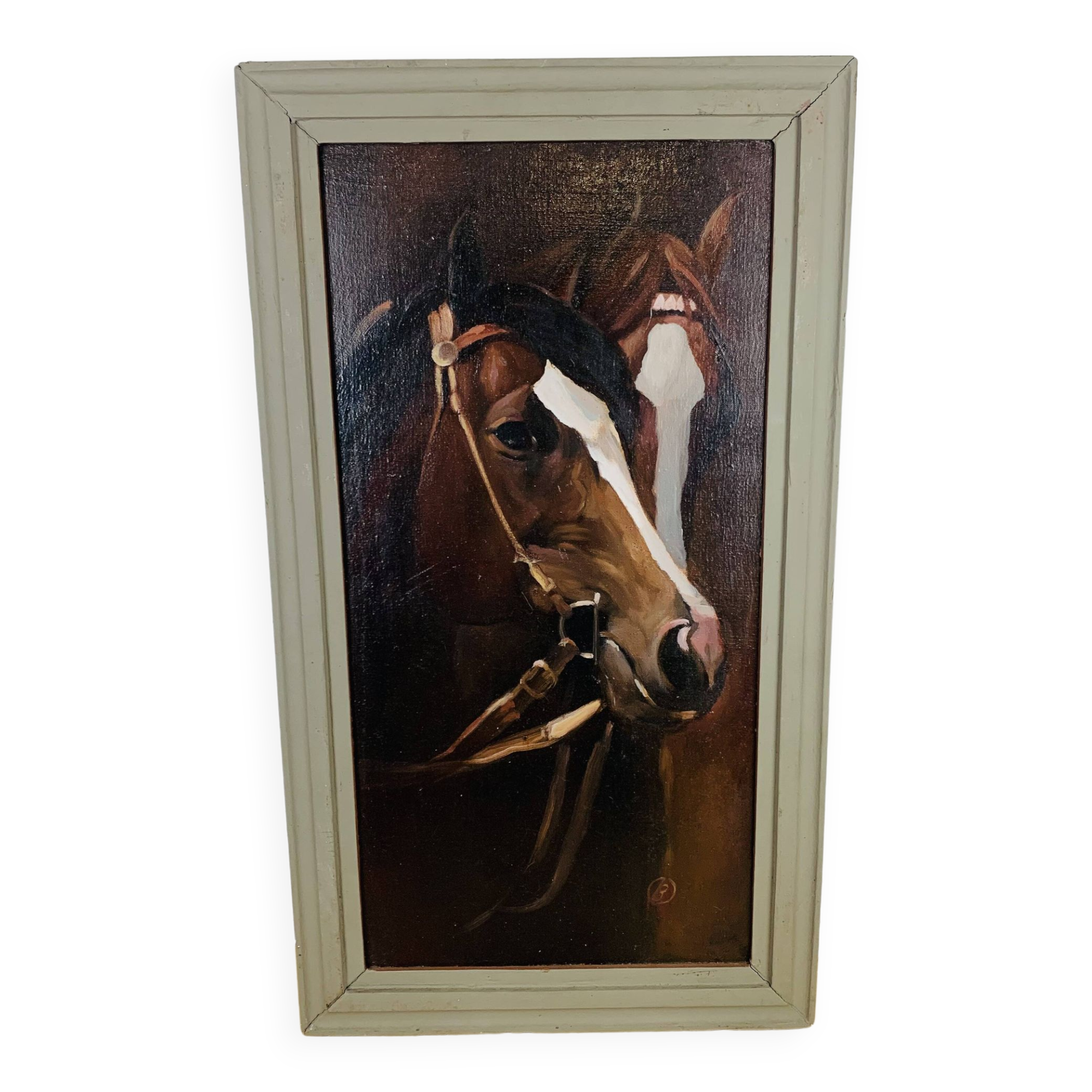 Horses painting oil on canvas