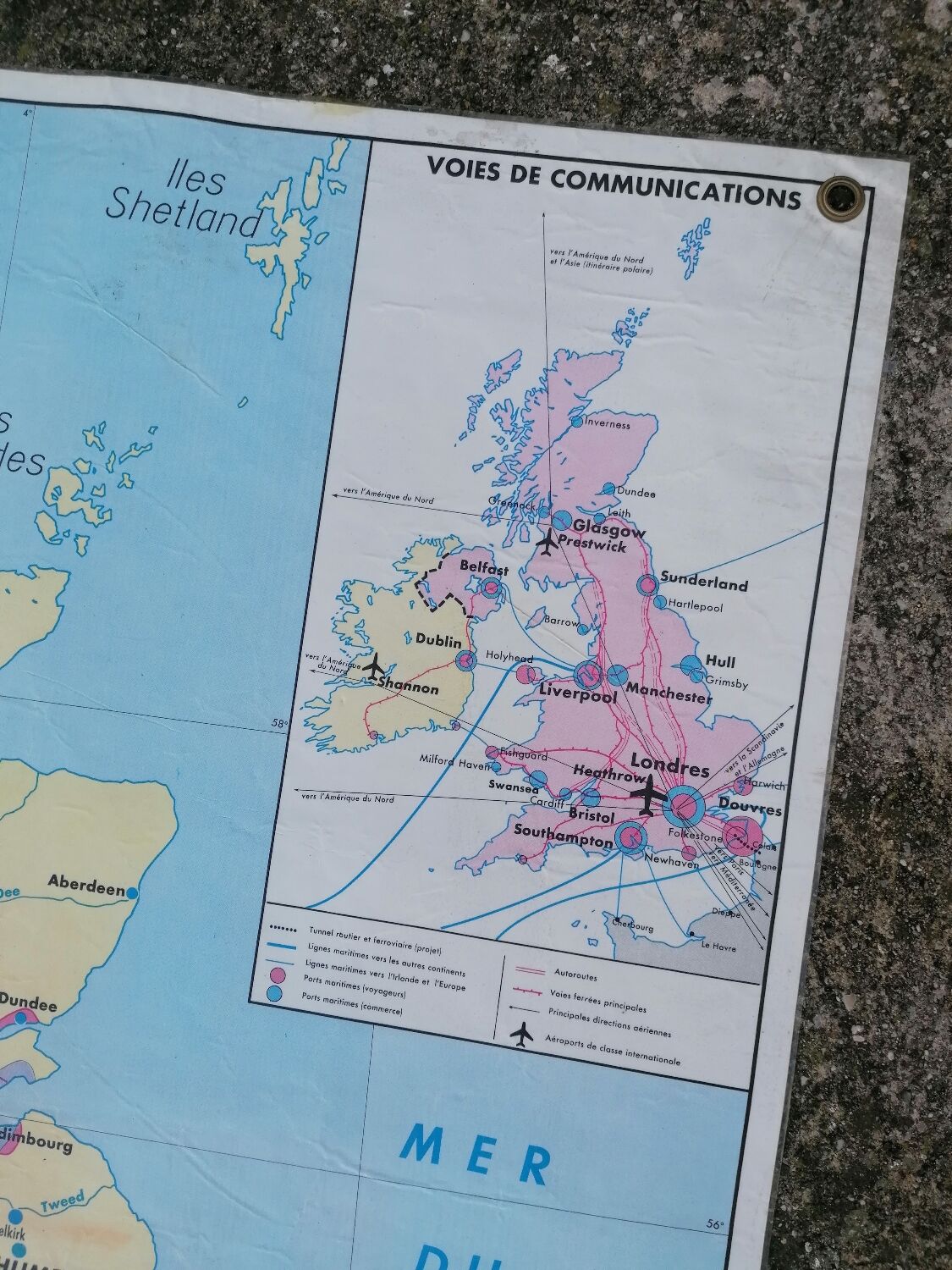 Old MDI card Benelux and British Isles