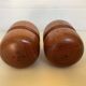Scandinavian teak wood salt and pepper