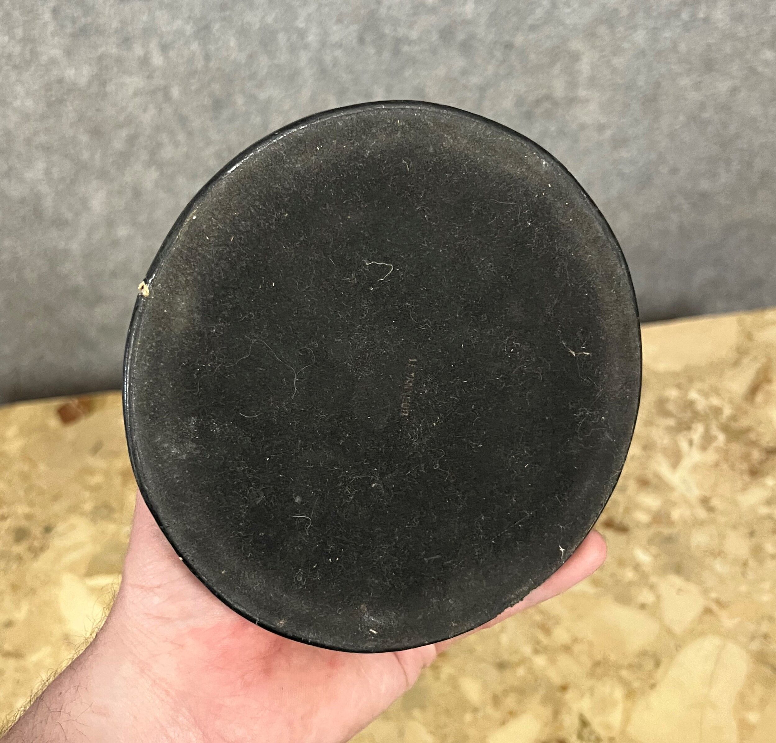 Le Tanneur, vintage leather lamp from the 50s