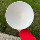 Old large Digoin Sarreguemines earthenware bowl, bamboo model