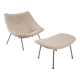 Oyster Chair with Ottoman by Pierre Paulin for Artifort, 1960's