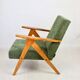 B-310 VAR armchair green olive structural - 2 pieces available