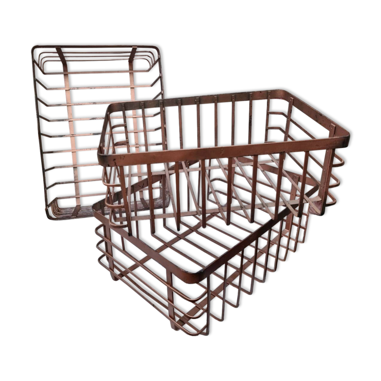 Set of 3 metal baskets