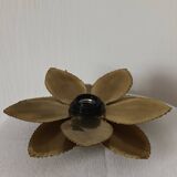 Applique fleur laiton