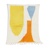 Tapis berbère fait main artisanale traditionnelle carré taille 2,5/2,5 m