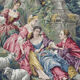 Tapisserie Jacquard de style Aubusson "Berger Galant"