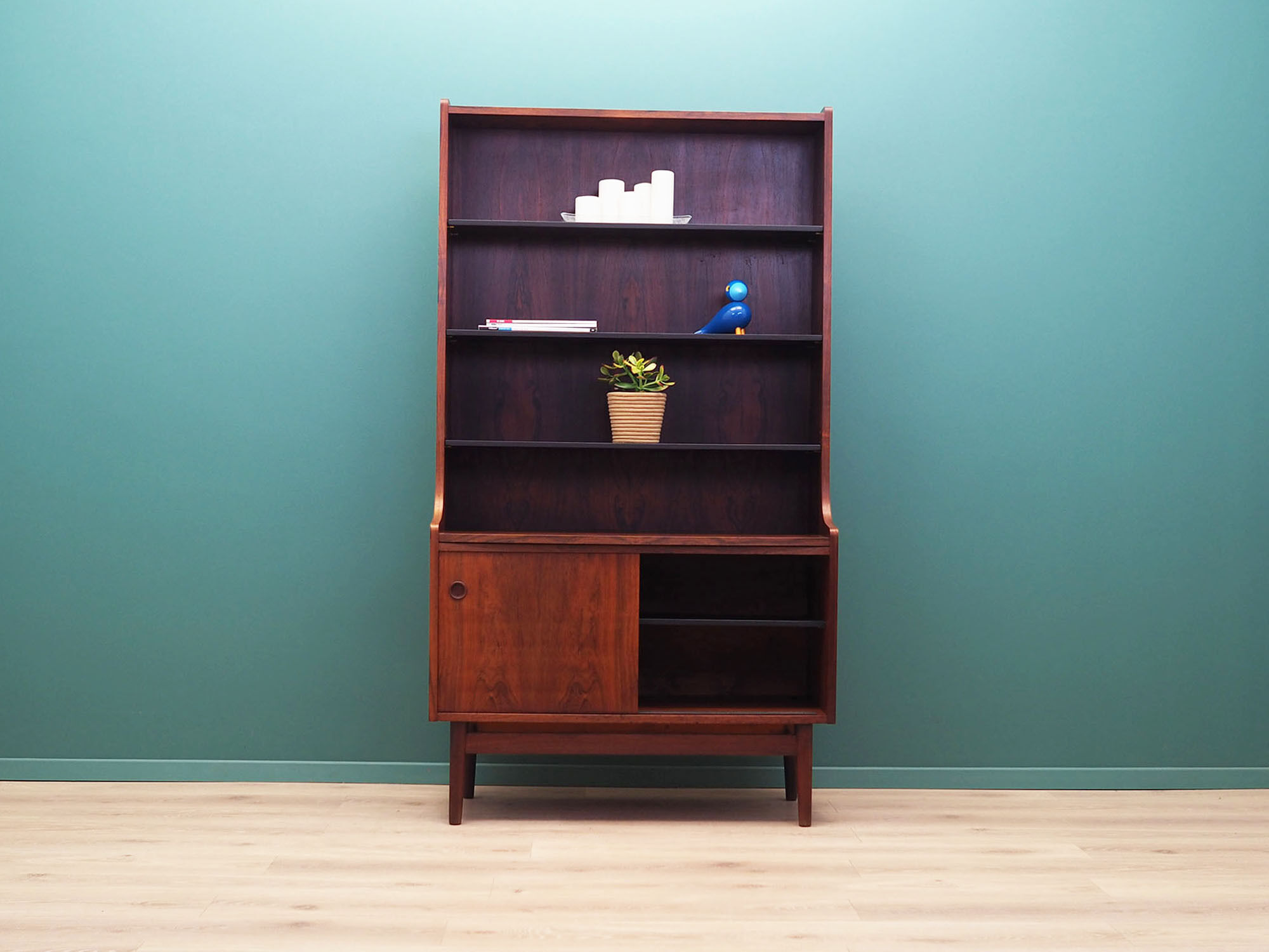 Rosewood bookcase, Danish design, 1960s, designer Johannes Sorth, production Bornholm