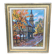 Peinture au couteau :  village en russie