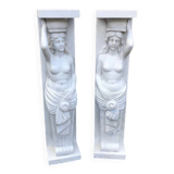 Pair of caryatids