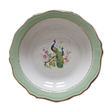 Hollow serving dish - peacock décor - l'amandinoise