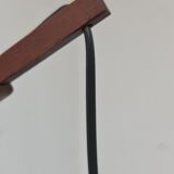 Vintage teak Swedish wall light