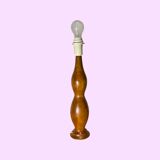 Big Rare Teak Table Lamp From Denmark 1960s | Mid century Modern Vintage Lighting | Danish Vintage