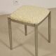Stool with metal chromed base edition Casamance