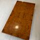 Table basse italienne laque loupe d’orme
