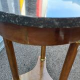 Gueridon side table empire style marble top