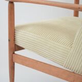 M ivory velvet armchair