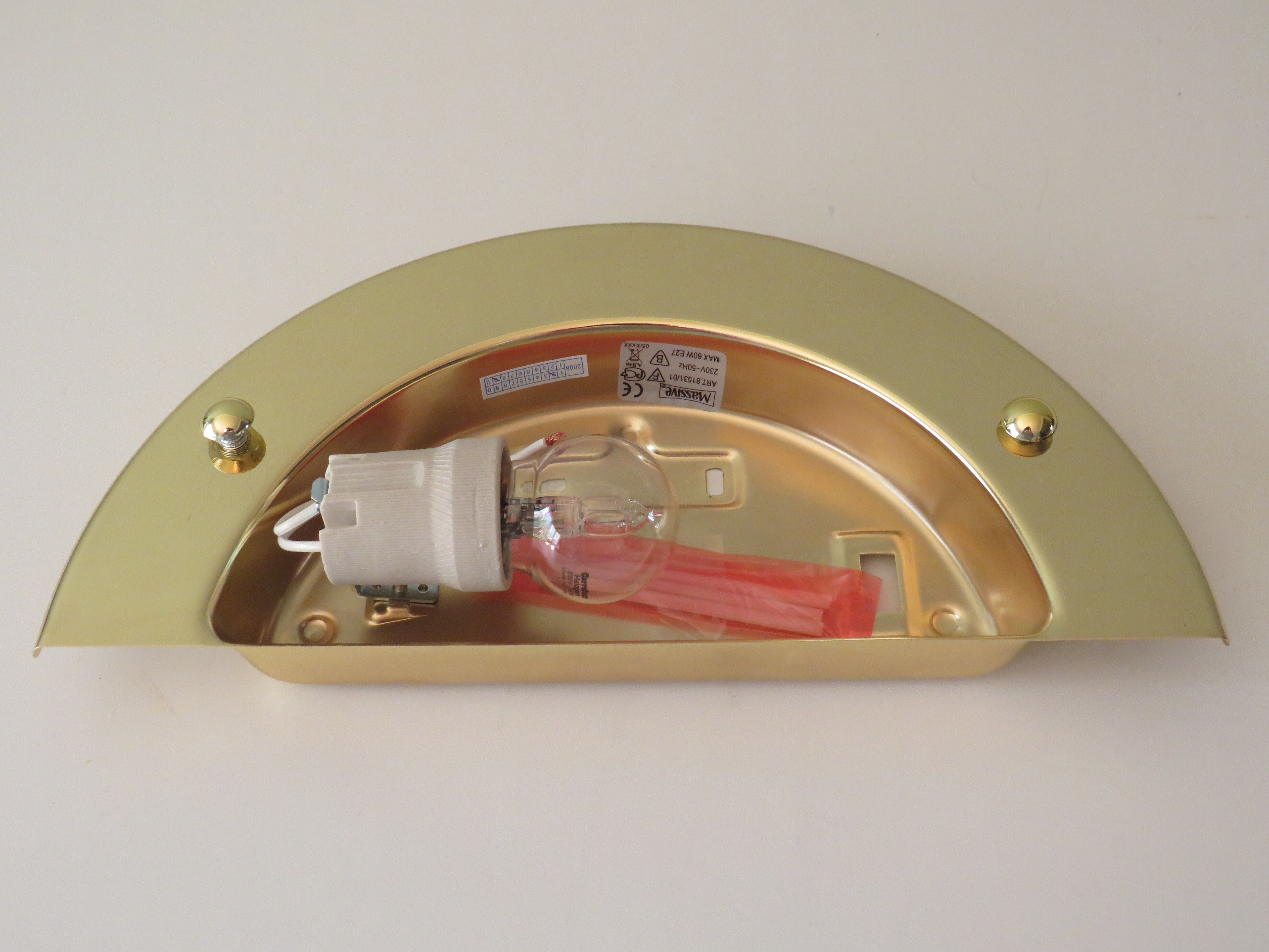 Vintage wall lamp, Massive Belgium 1970