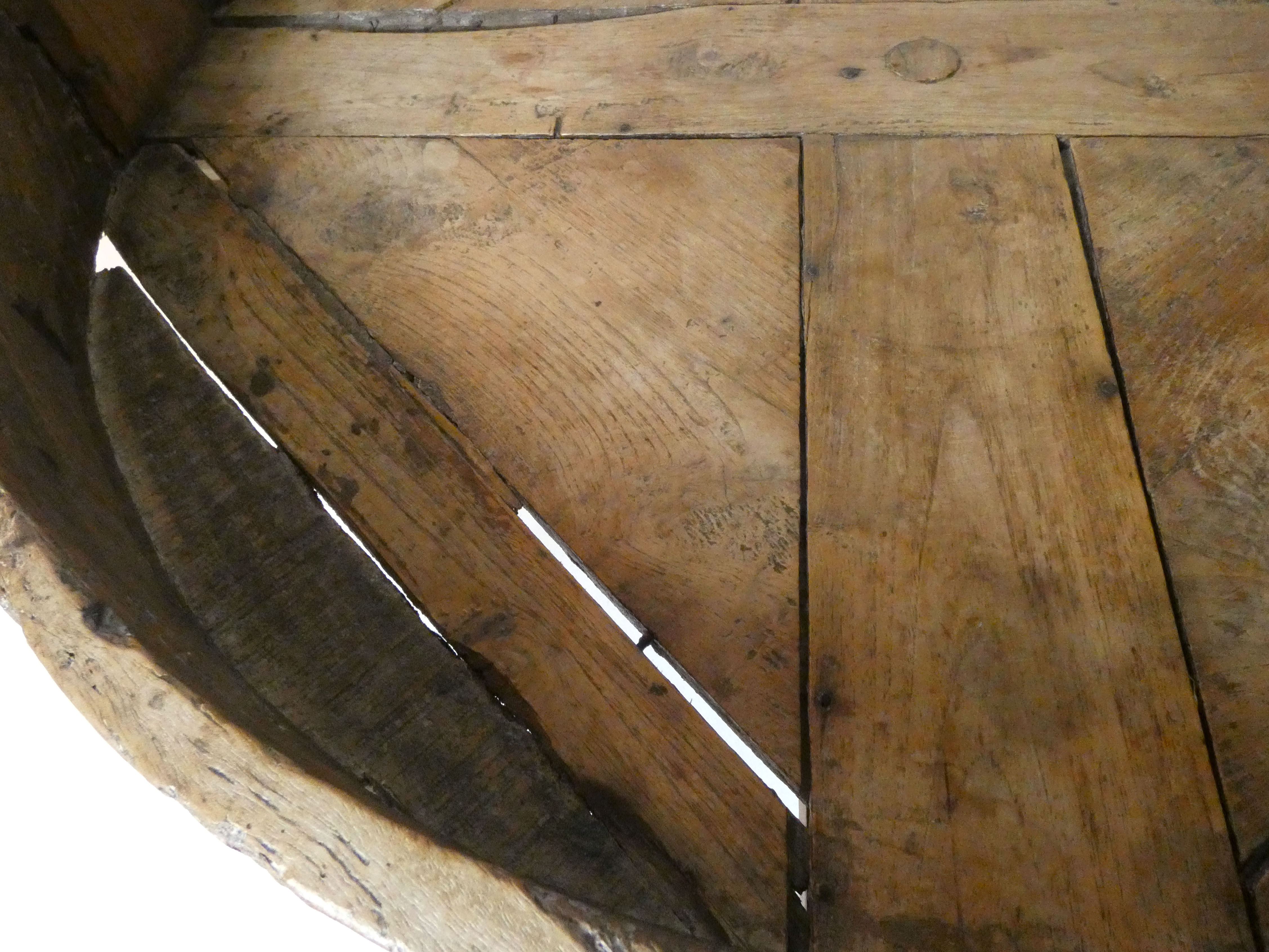 Indian coffee table chakki late 19th