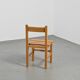 Set of six chairs Maison Regain, circa 1970