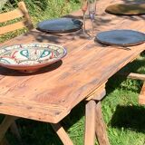 Vintage trestle table