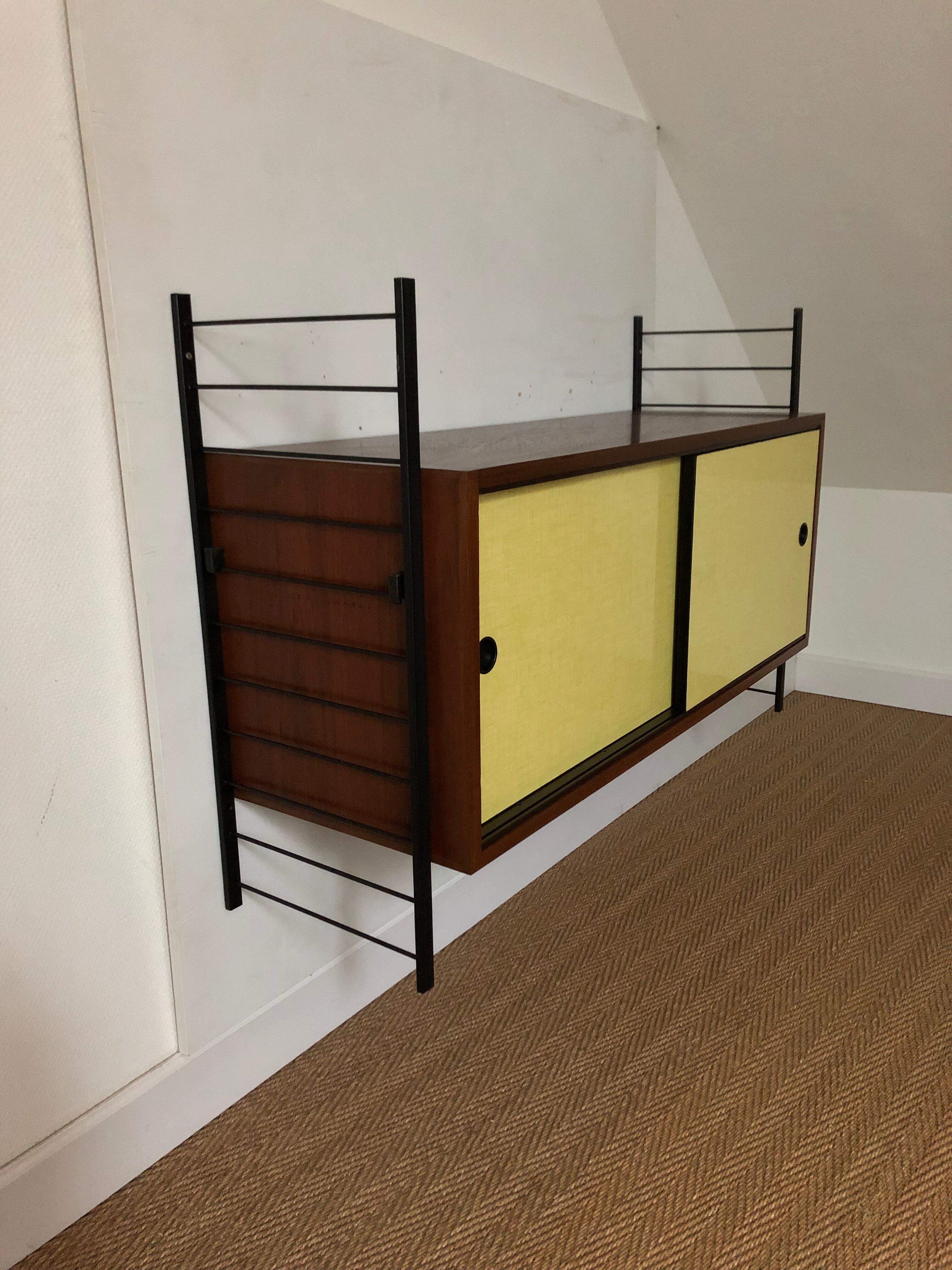 Wall-mounted sideboard