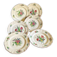 6 old Luneville flat plates, Réverbère model