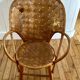 Child's rattan armchair