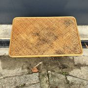 Wicker coffee table