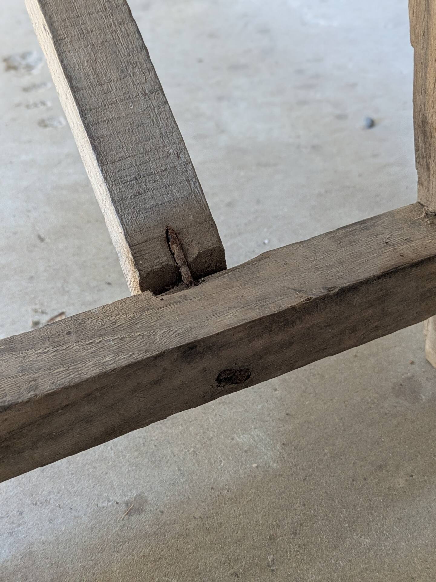 Pair of antique oak benches