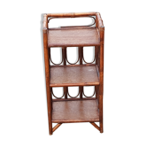Rattan bamboo shelf