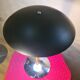 Mushroom Lamp black matte - 43x32 Space-Age 1970s - 90, liner lamp