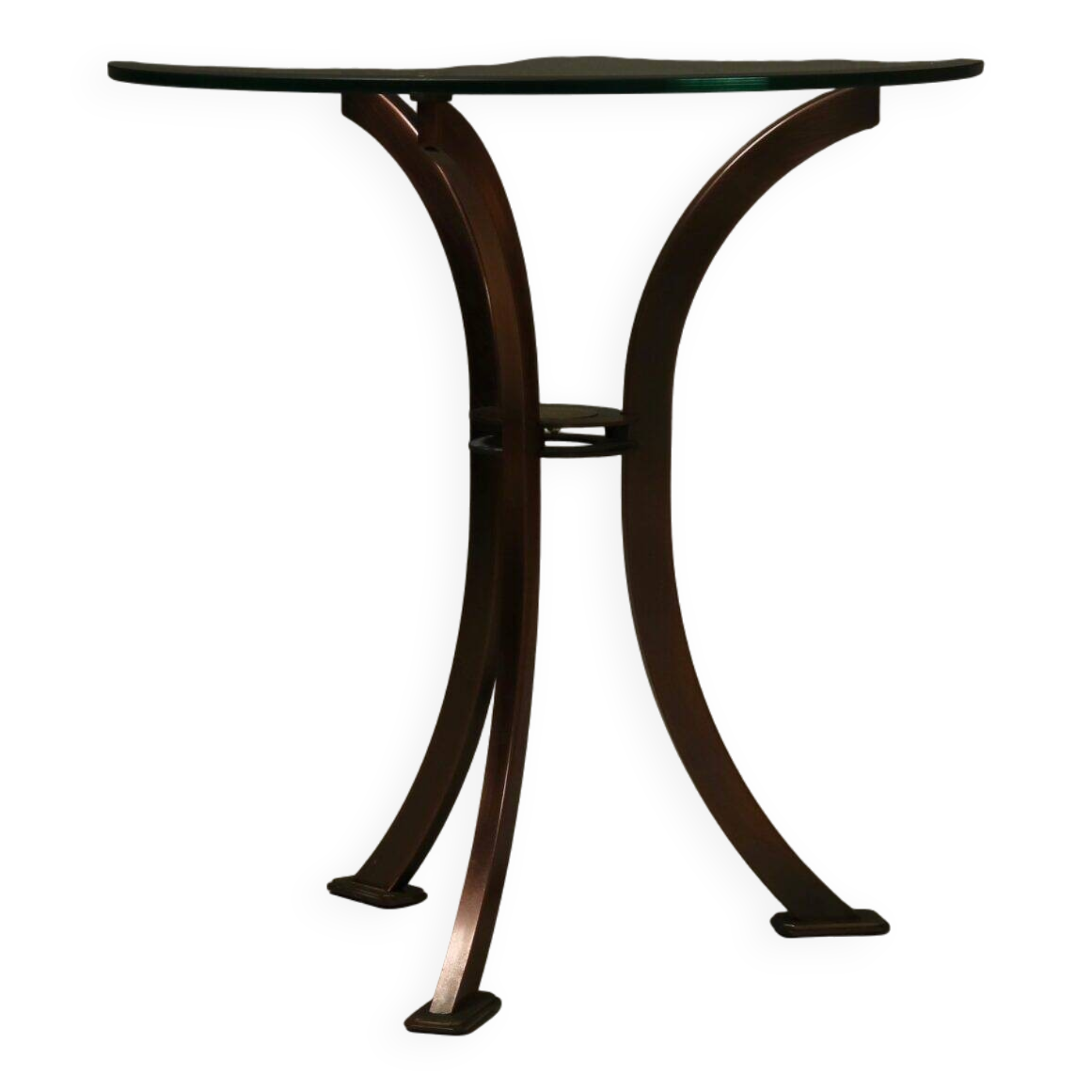 Side table by Belgo Chrom Belgium 1980s