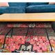 Black metal wood coffee table