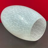 Lampshade ceiling lamp glass year 70