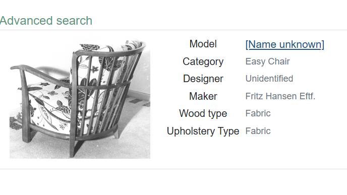 1960s, Danish easy armchair by Fritz Hansen, wool fabric, beech wood.