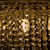 Minimalist glass fringe ceiling light