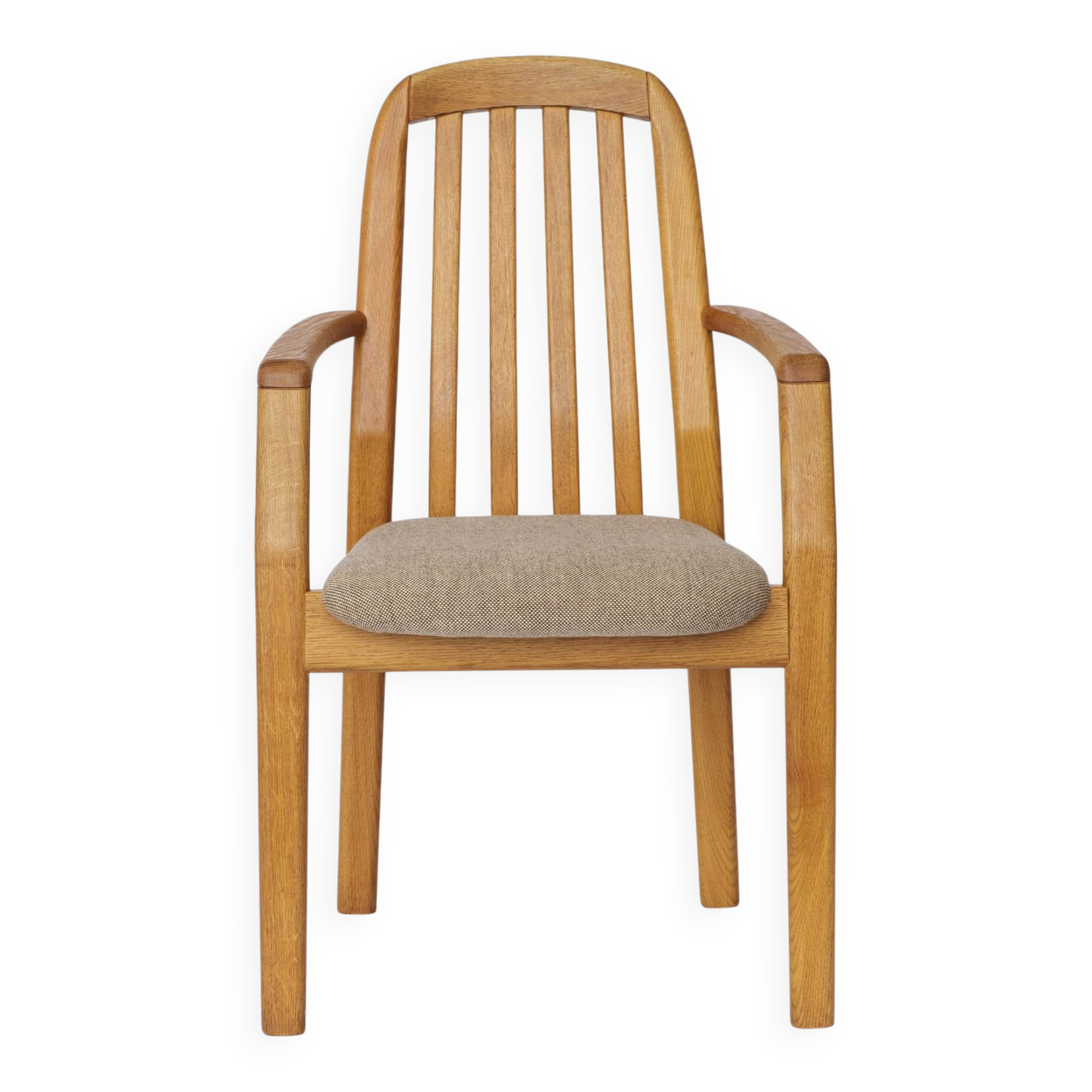 Vintage Dyrlund Armchairs in Oak, 1970s | Danish Mid-Century Modern