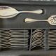 Christofle - Christofle cutlery set with silver metal beads for 12 people. 172 items.