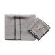 Mouse-grey linen tablecloth and towels