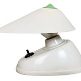 Vintage White Bakelite Table Lamp, 1950s