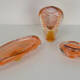 Set of Art Glass by Ivo Rozsypal,Czechoslovakia,1970's.