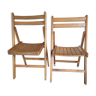 Lot de 2 chaises pliantes