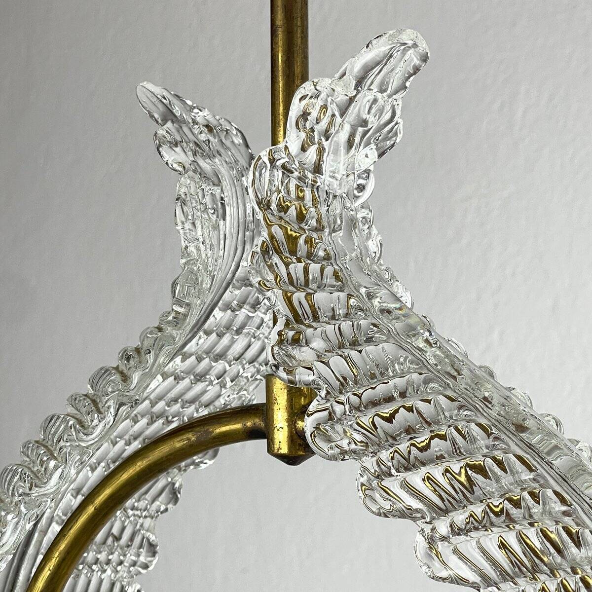 Murano chandelier by Ercole Barovier for Barovier & Toso, 1930s