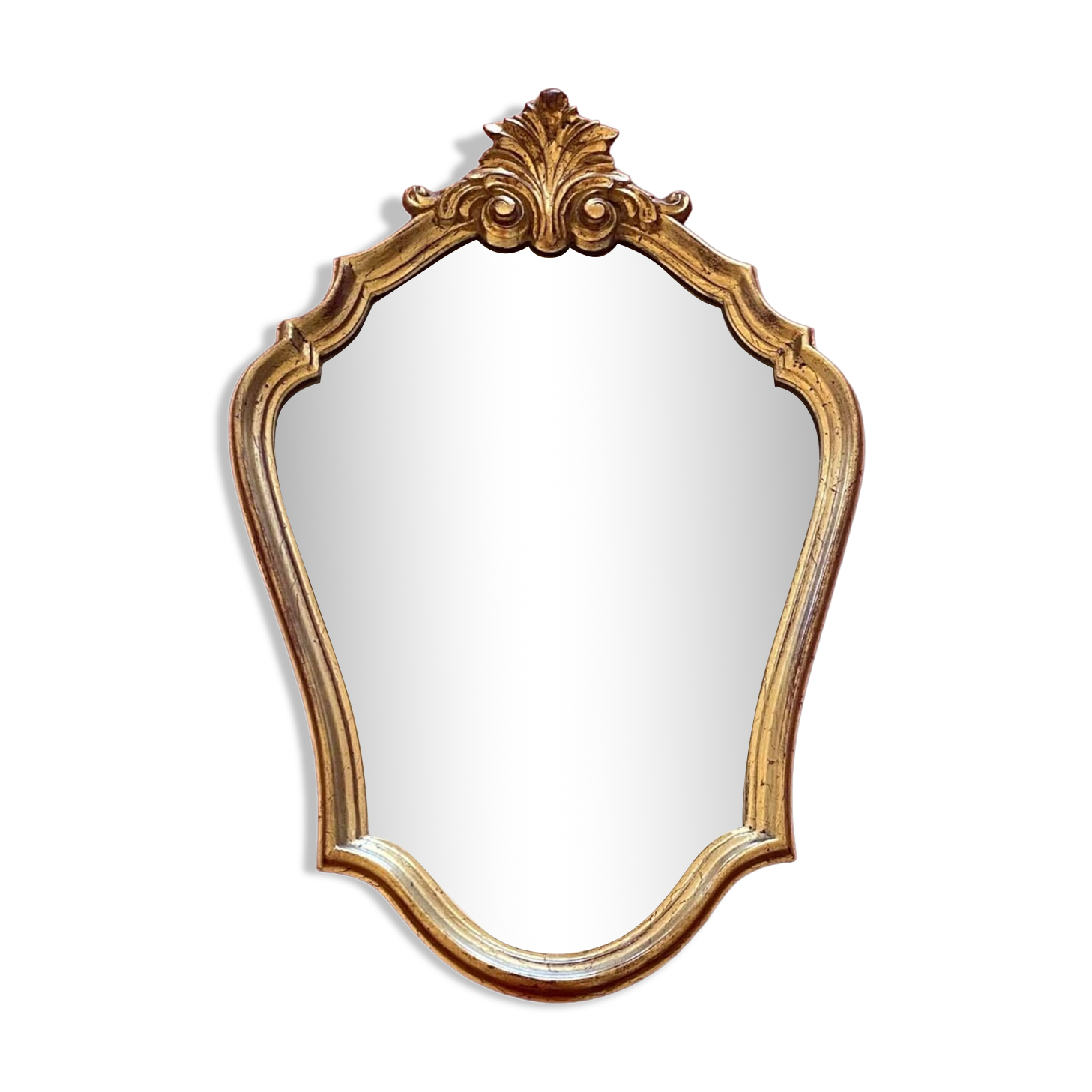 Louis XV rocaille shell mirror