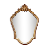 Louis XV rocaille shell mirror