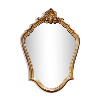 Louis XV rocaille shell mirror