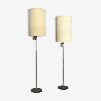 2 60s floor lamps