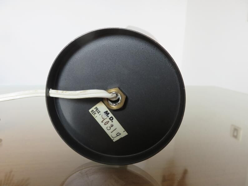 Perspex lamp and brass 50 60 years