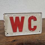 Toilet door nameplate - WC plate